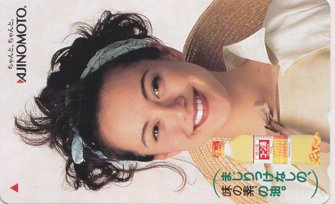 牧瀬里穂 AJINOMOTO コーン油/【テレカ】 L.9.30 ★送料最安75円~拍卖