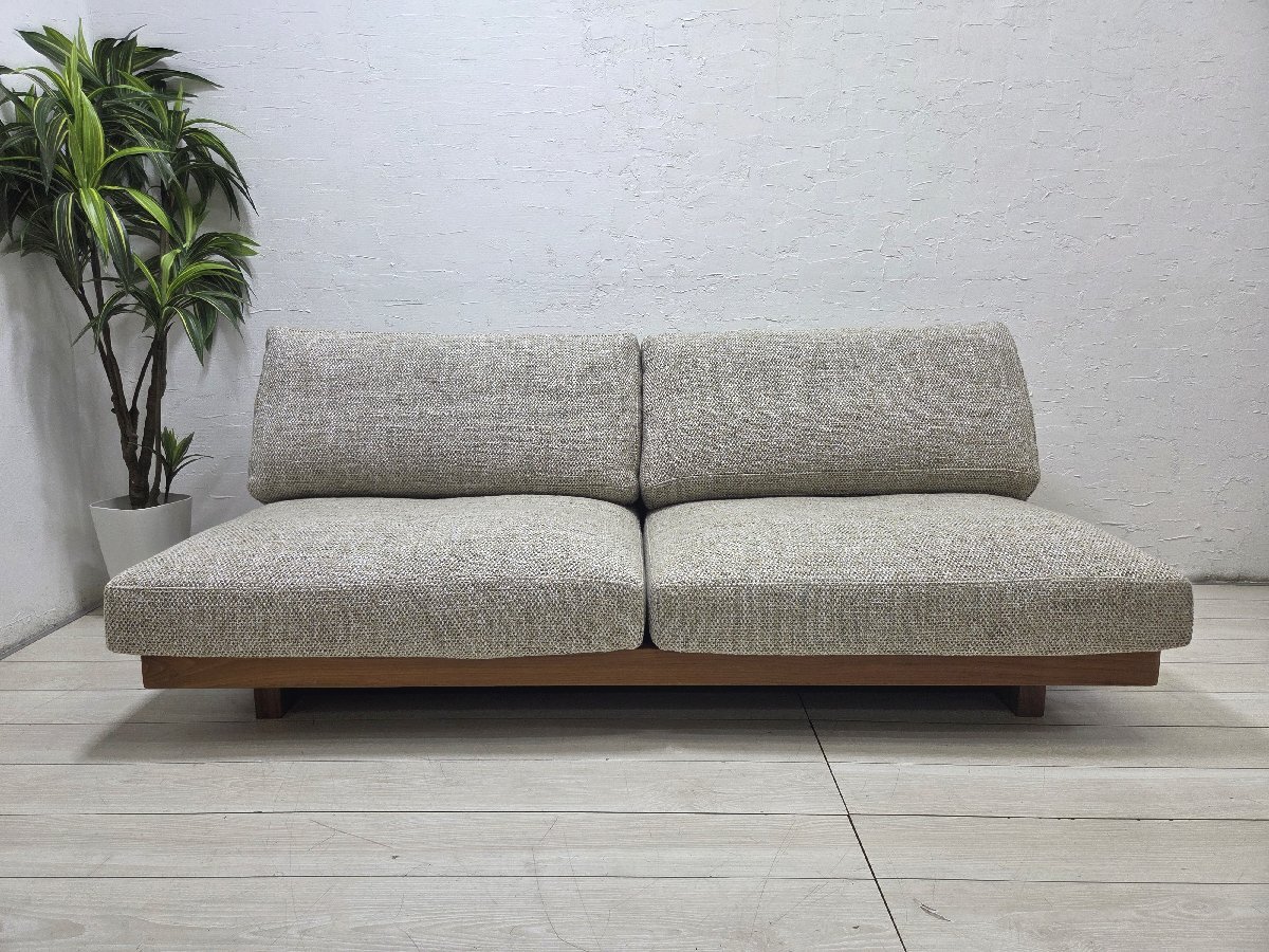MasterWal マスターウォール DANISH SOFA デニッシュ ソファ 45万 2021年製 3シーター 3人掛け ファブリック ベージュ拍卖
