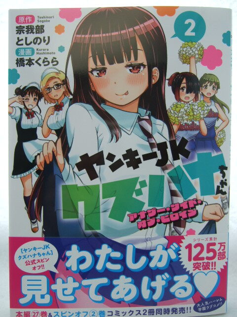 コミックス ヤンキーJKクズハナちゃん アナザー・サイド・オブ・ヒロイン 2巻 250912 本 コミック マンガ 漫画 宗我部としのり 橋本くらら拍卖