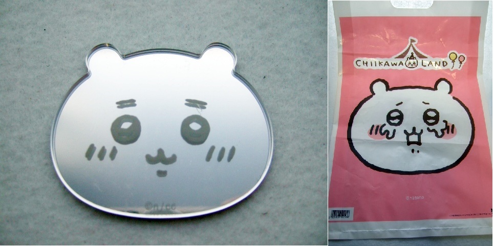 ちいかわ 東京みやげ トレーディング おかおミラーステッカー ちいかわ 250906 ちいかわらんど ステッカー おまけ ショッパー拍卖