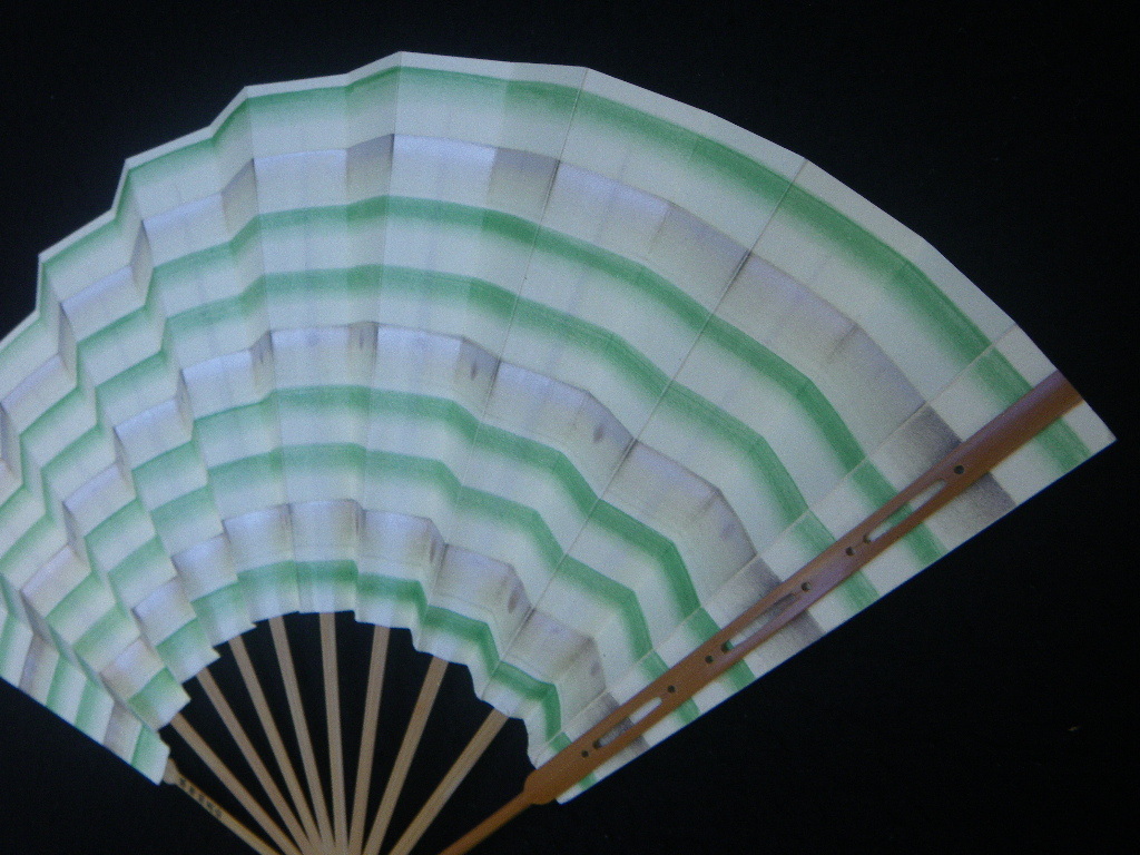 尺一 古扇 333㎜ 舞扇 能扇 能楽 狂言 仕舞扇 扇子 日本製 舞踊 京都 十松屋福井扇舗拍卖