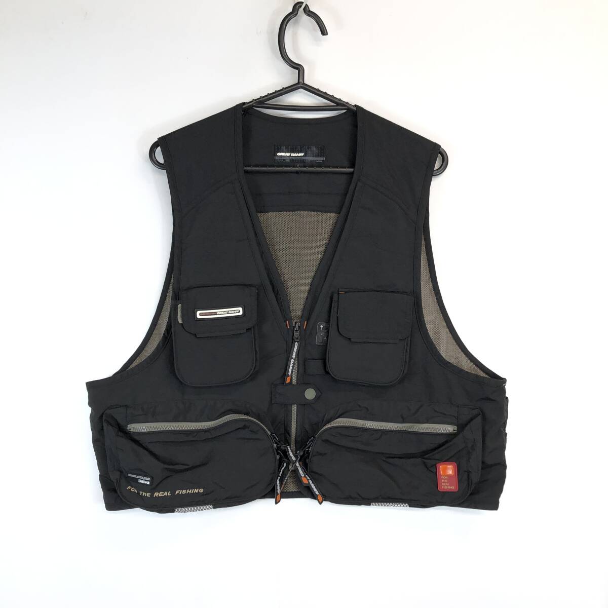 GREAT BANFF ダイワ DAIWA フィッシングベスト Lサイズ ブラック GV-9308拍卖