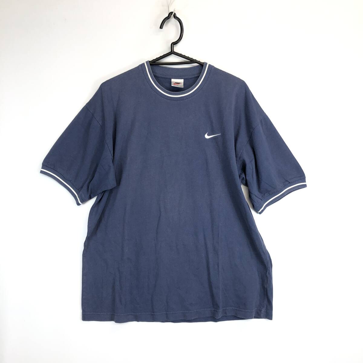 90s 銀タグ NIKE ナイキ 半袖リンガーTシャツ Mサイズ U8MAM拍卖