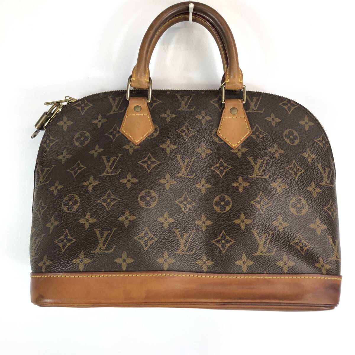 LOUIS VUITTON ルイ ヴィトン モノグラム アルマ ハンドバッグ 鍵付き拍卖