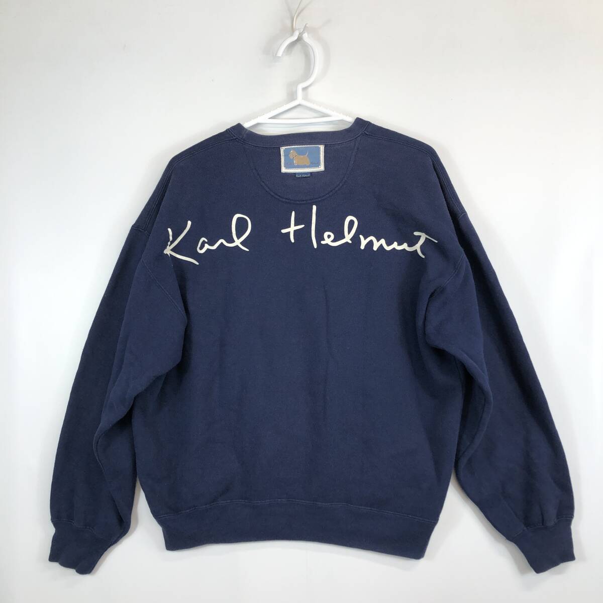 90s Karl Helmut カールヘルム コットンスウェット ネイビー P0393UAL04A拍卖