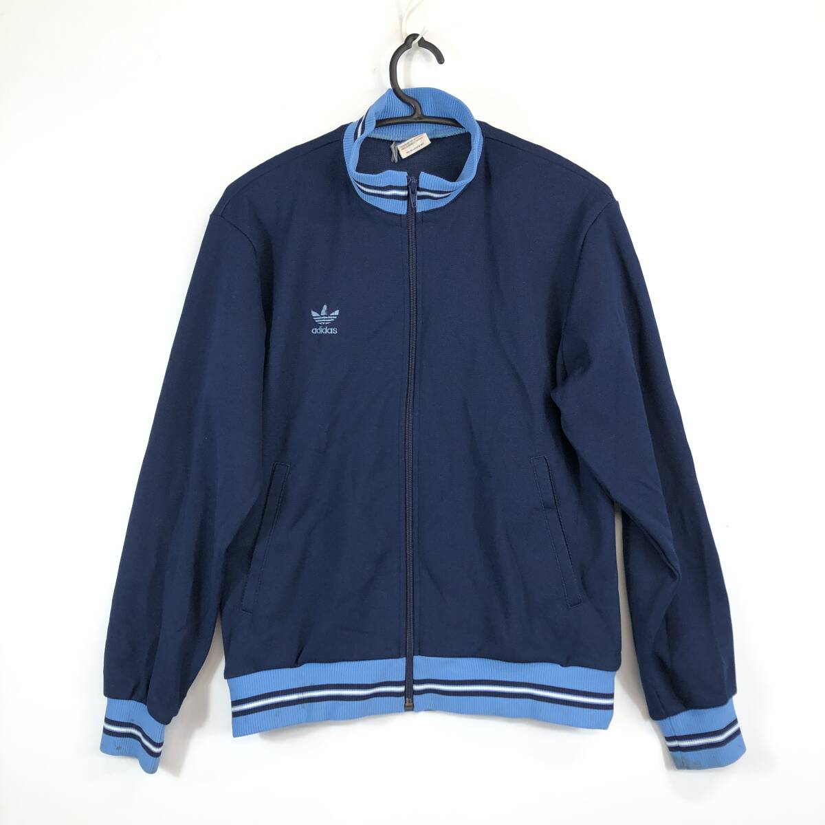 70s adidas デサントアディダス トラックジャケット ジャージ Mサイズ ATS-202 拍卖