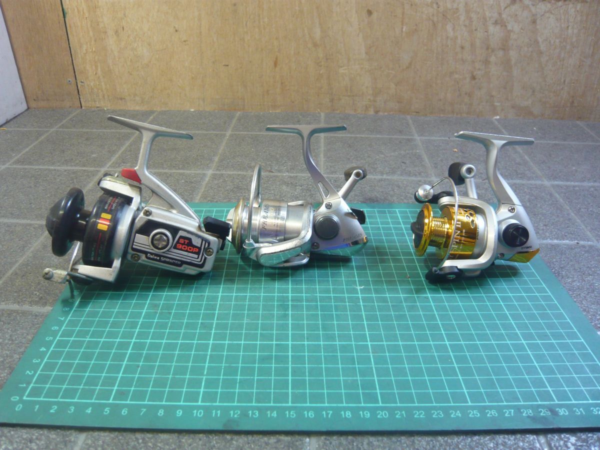 HH022 ダイワ 他 スピニングリール 3個セット DAIWA SPRINTER ST900P FRAMS2000 DYS600 PRO MARINE /60拍卖