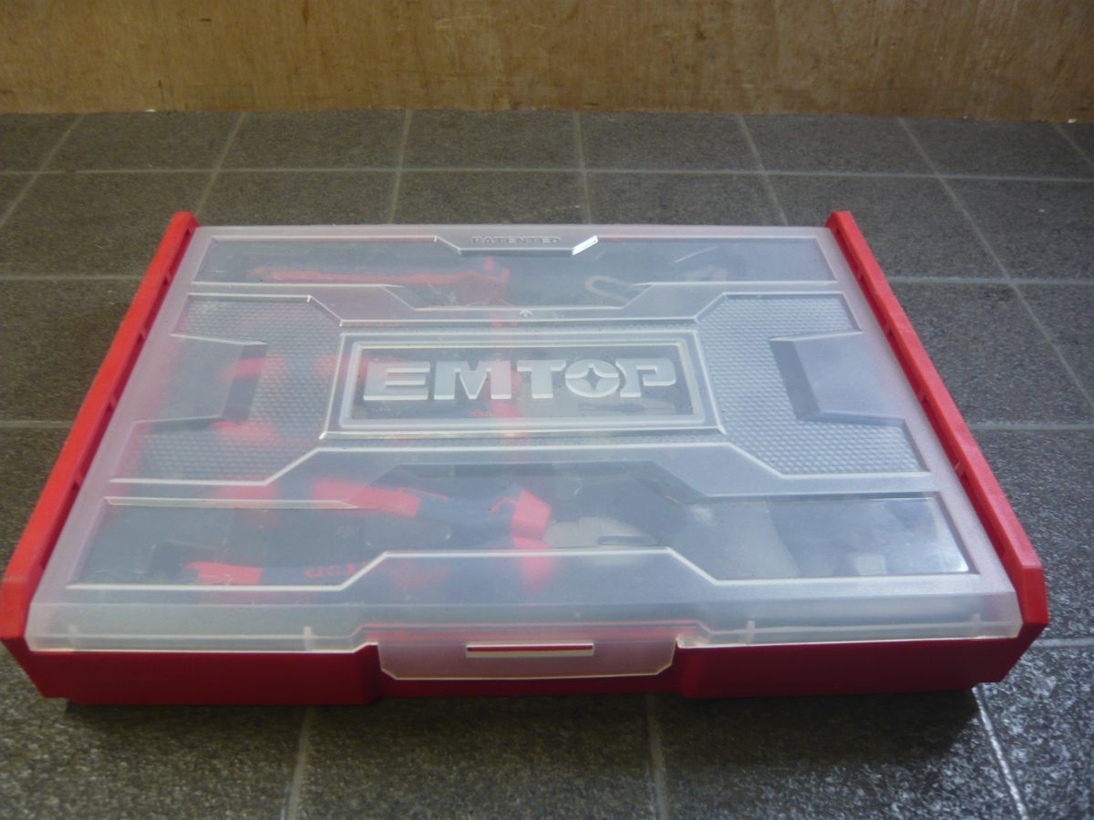 HH349 EMTOP プライヤーセット ウオーターポンププライヤー/ペンチ/ニッパ 工具 ケース付/80拍卖