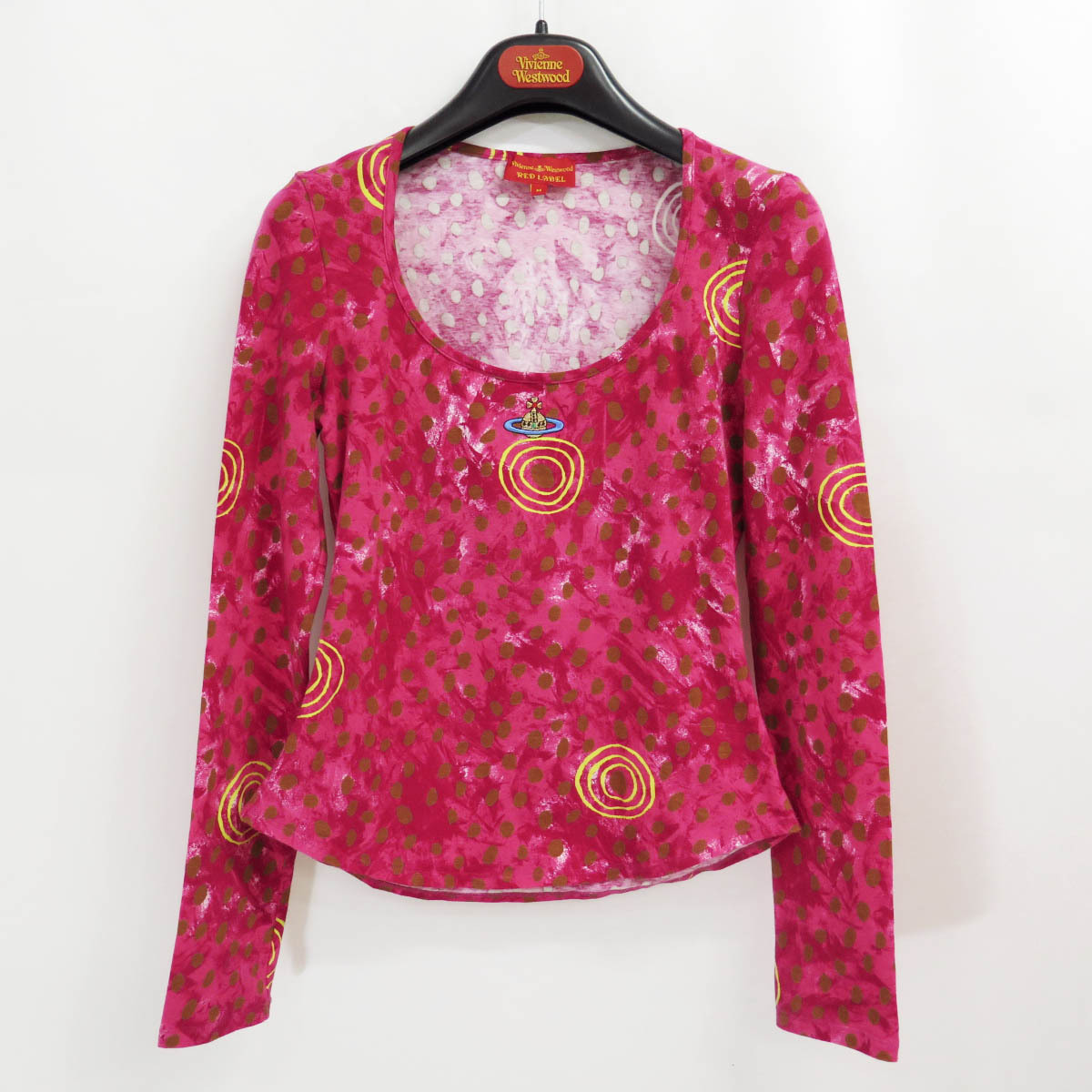 1999 VIVIENNE WESTWOOD RED LABEL ANIMAL TEXTILE ORB TOP VINTAGE 90s ヴィヴィアンウエストウッド オーブ 刺繍 トップス ビンテージ拍卖