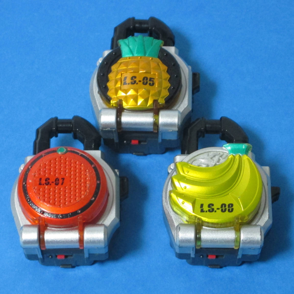 DX ロックシード 3個 セット ( オレンジ バナナ パイン / 仮面ライダー 鎧武 ガイム 戦極ドライバー 付属品 / 特撮 おもちゃ拍卖