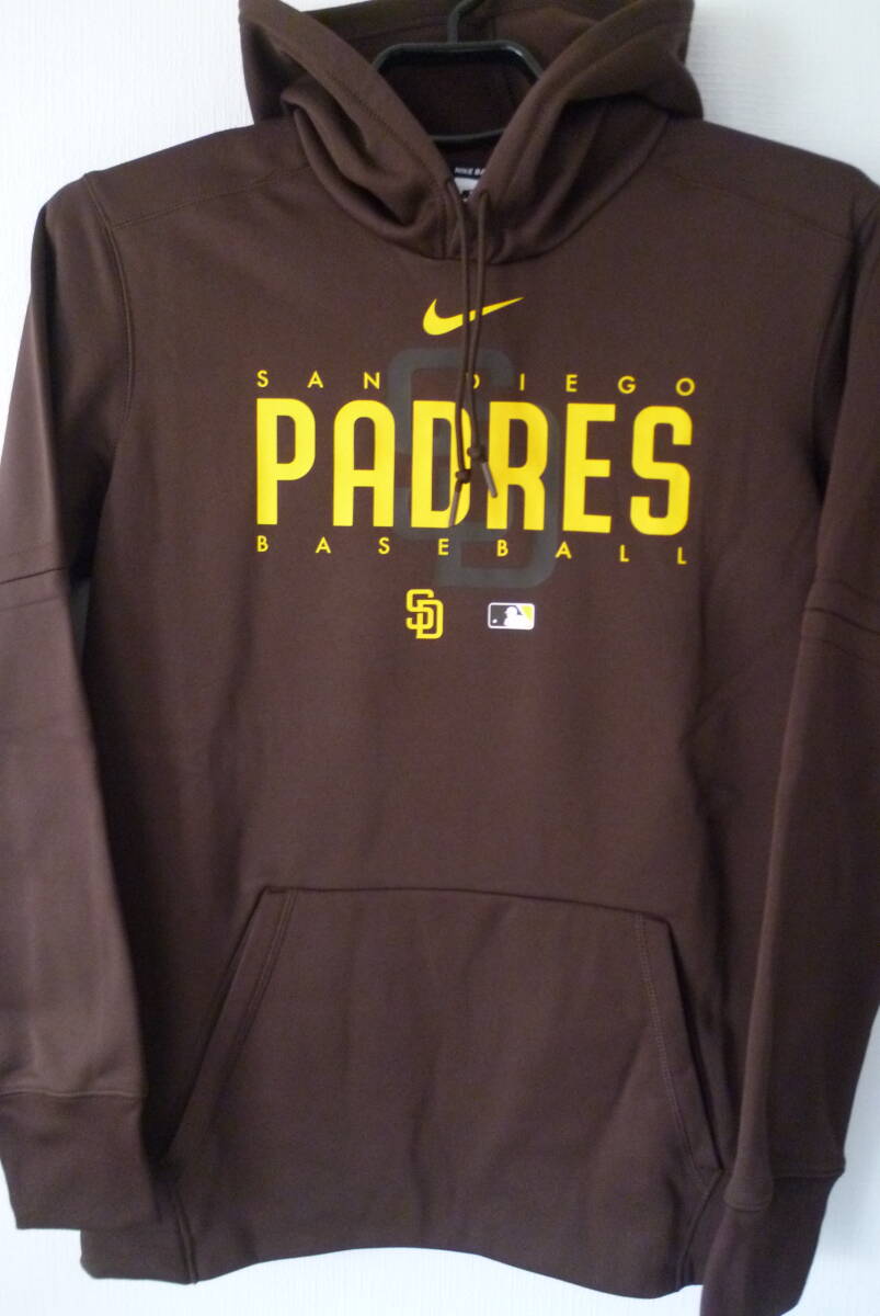 MLB サンディエゴ・パドレス ナイキ オーセンティックパーカ フーディー 選手着用モデル 新品未使用 タグ付き拍卖