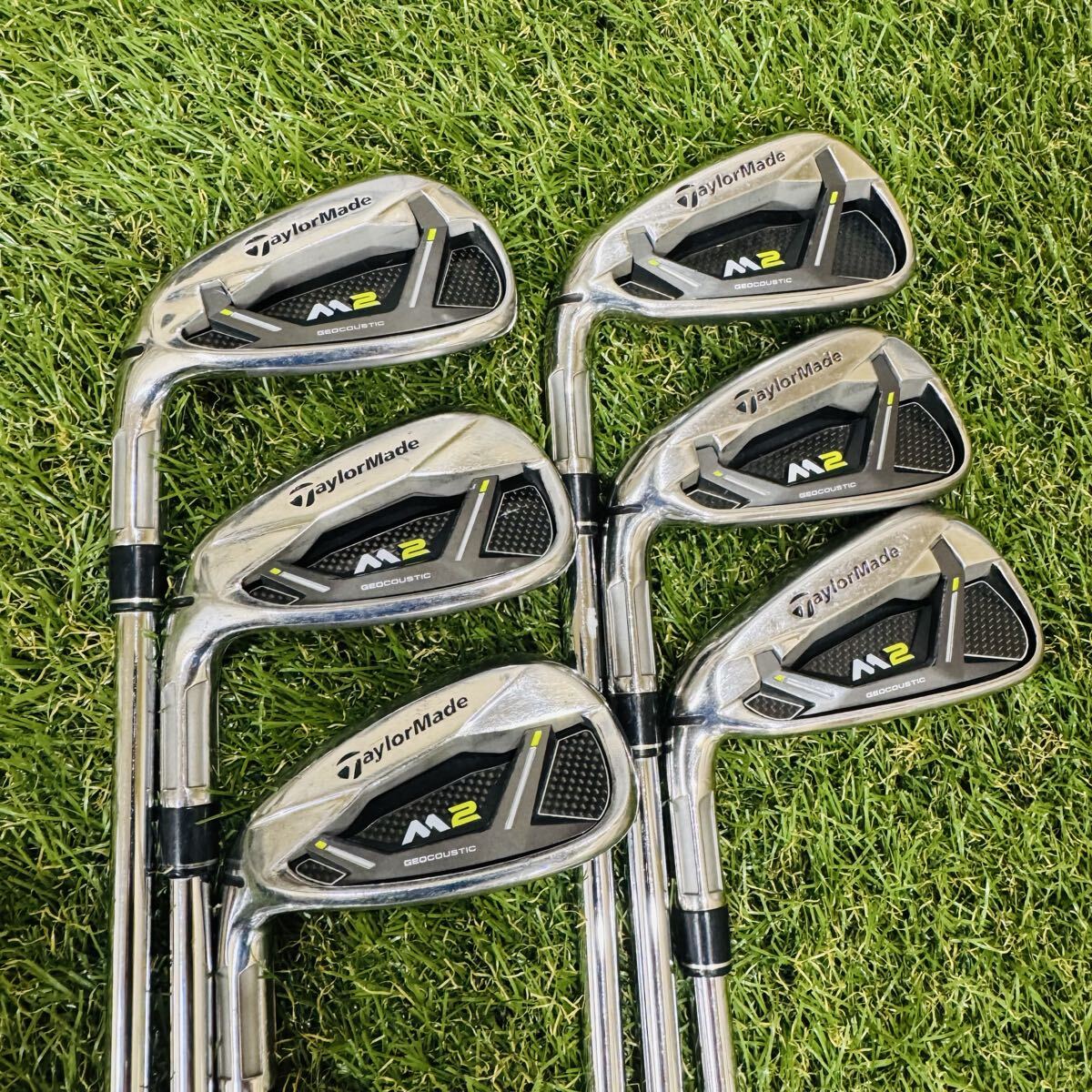 【左利き】TaylorMade M2 アイアンセット 6本 オリジナルスチール(S)男性用 レフティ拍卖