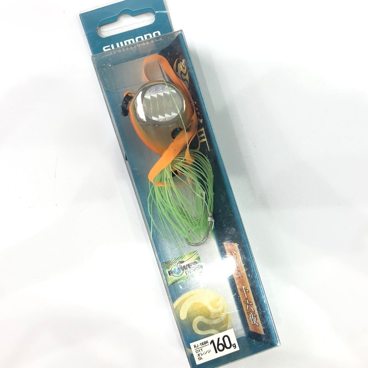 シマノ 炎月 エンゲツ 十六夜 160g オレンジSL 未使用品 | SHIMANO ENGETSU 釣具 根魚 鯛ラバ タイラバ テンヤ【A884】拍卖