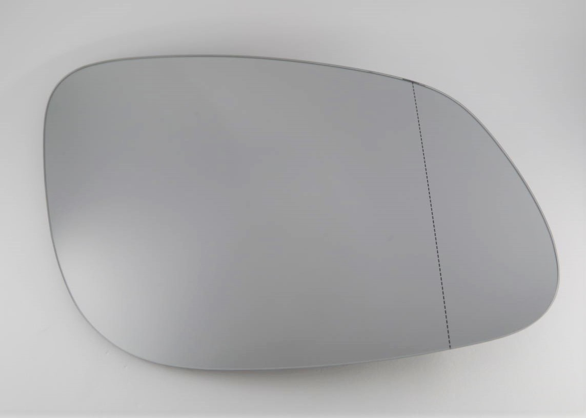 (送料込) PORSCHE CAYENNE ポルシェ カイエン 955 右ドアミラーガラス【ガイドクリップ付・新品】②2002-2006年拍卖