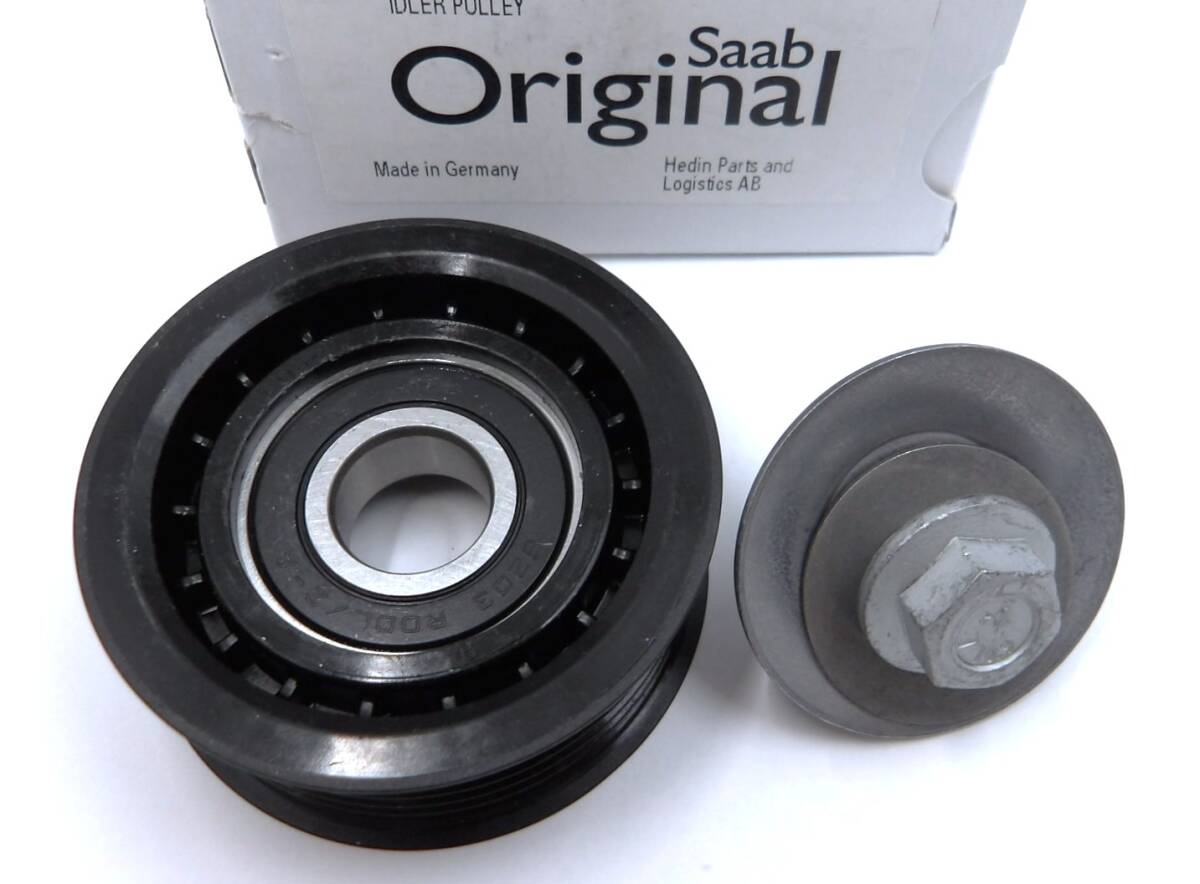 (送料込) サーブ 9-5・9-3用 B205 B235 アイドラープーリーB【サーブ純正・新品】拍卖