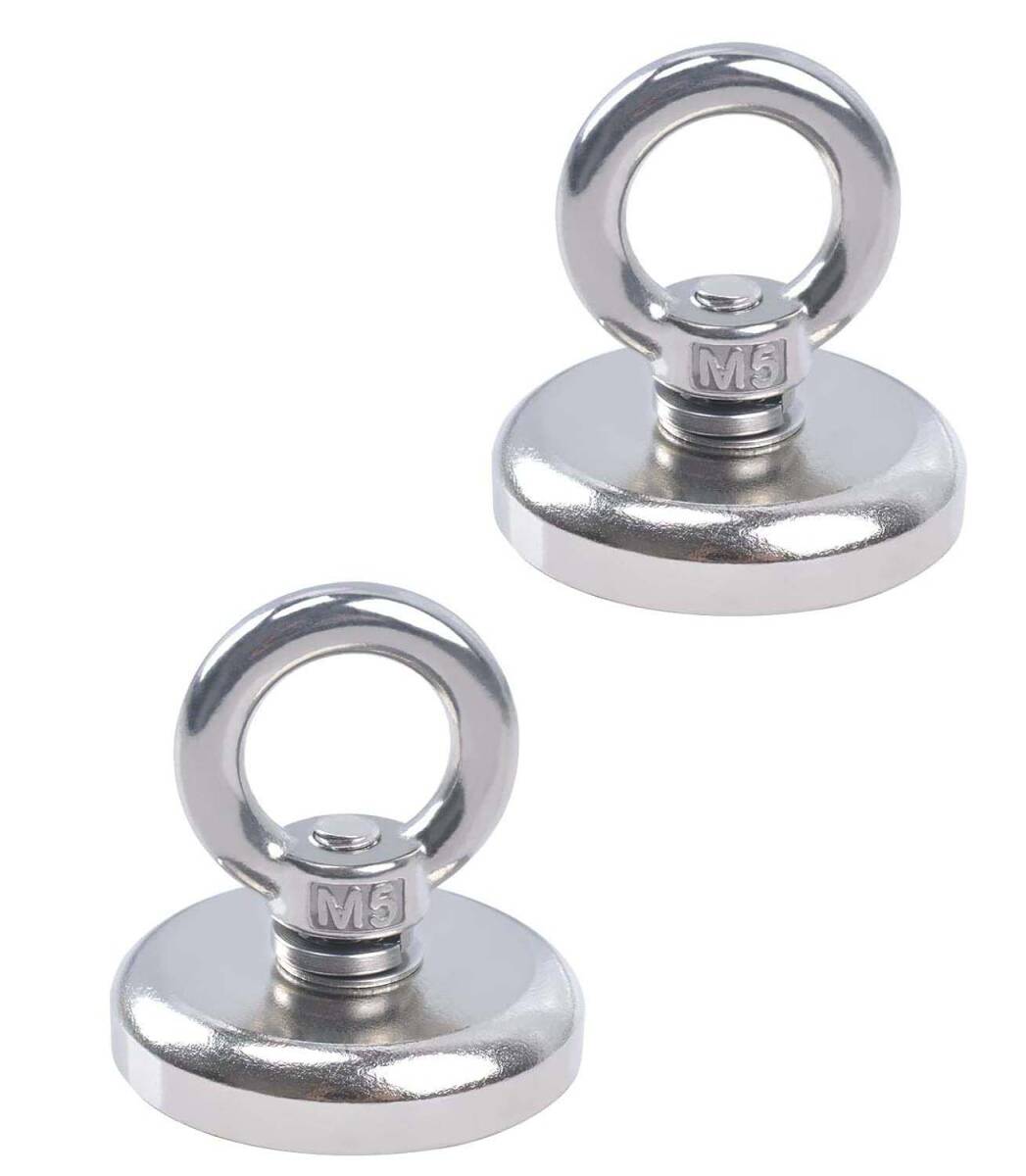 【2個セット】超強力マグネットフック 直径32MM 強力磁石 ネオジム磁石 回転マグネットフック拍卖