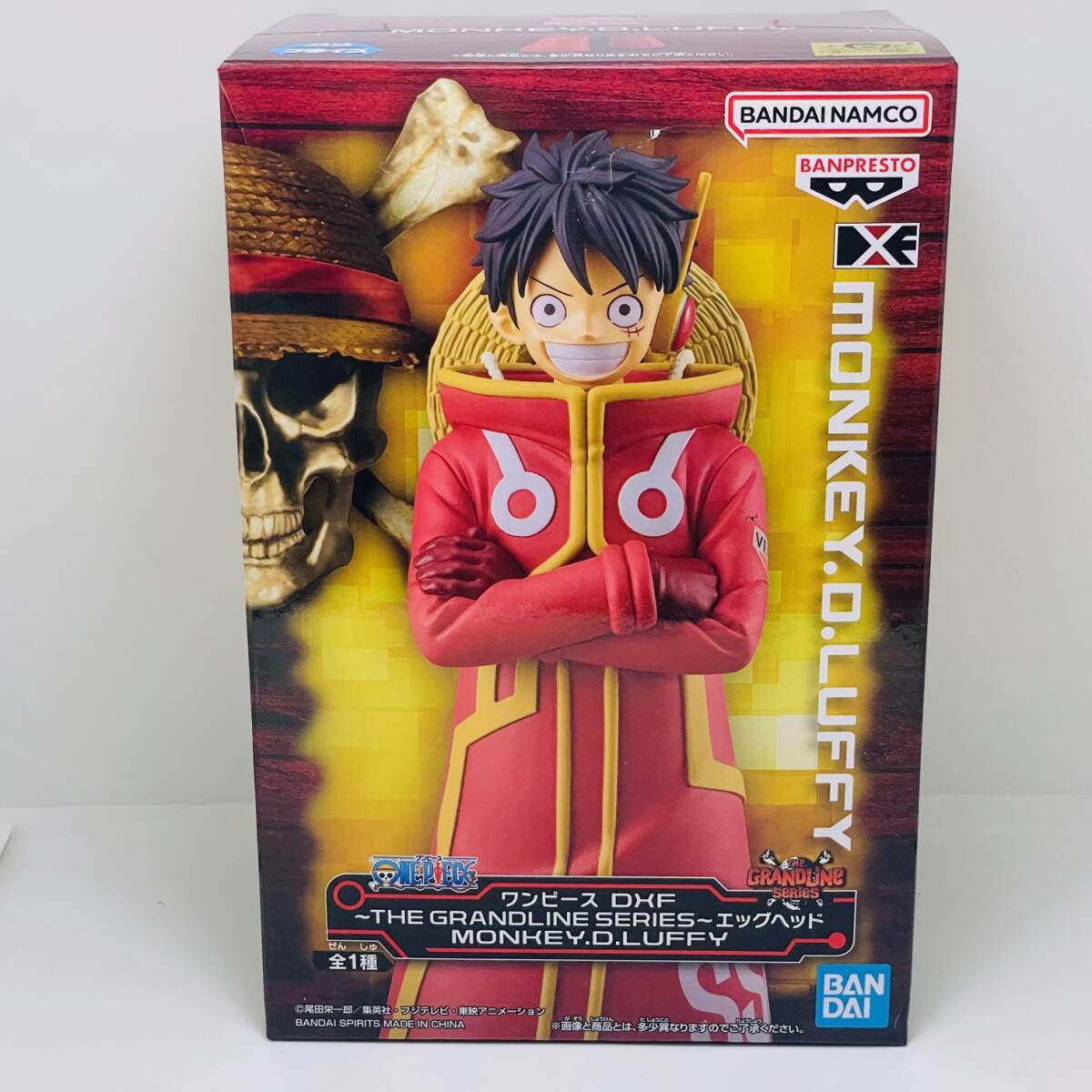 中古品 個人保管品 アミューズメント景品 ワンピース DXF THE GRANDLINE SERIES エッグヘッド MONKEY.D.LUFFY拍卖
