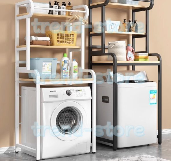 ランドリーラック おしゃれ 収納 ラック 洗濯機ラック 段 棚 伸縮 洗濯機収納 収納棚 洗濯物 脱衣所 洗面所 ランドリー シンプル拍卖