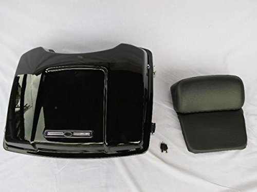 ツーリング ツアーパックセット 薄型 キー バックレストあり 1994-2013年 艶あり ブラック 【cn-harley-tbox-002b】拍卖