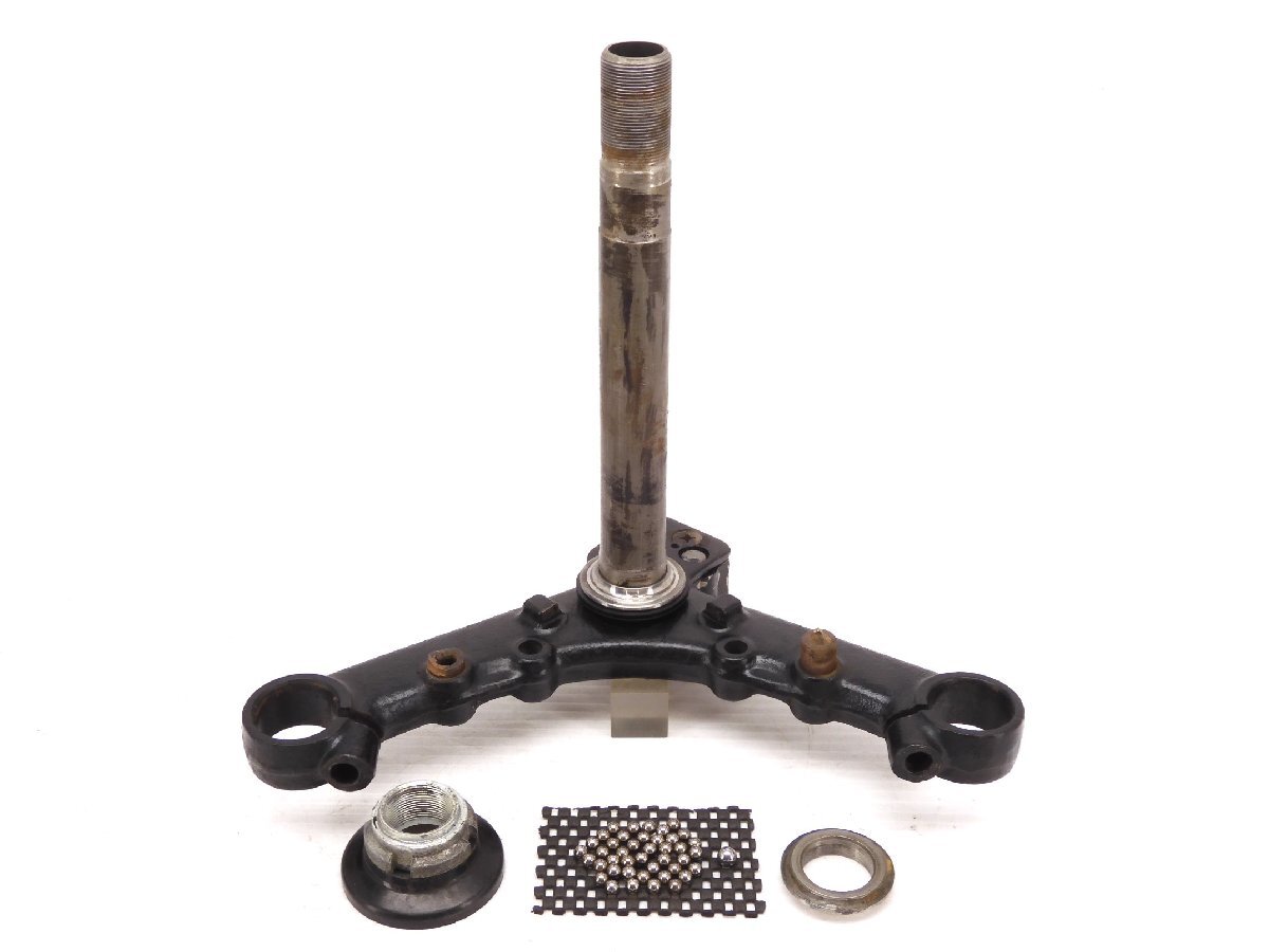 80@1052【評価B】 HONDA ホンダ R&P アールアンドピー CY50 ステアリング ステム 三つ又 Φ27 アンダーブラケット ノーティダックス拍卖