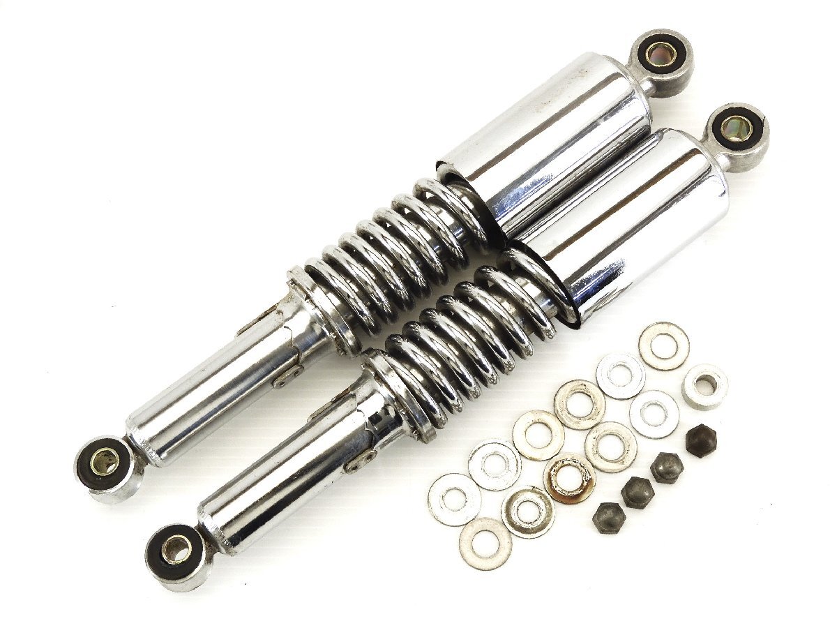 80@1052【評価A】 HONDA ホンダ R&P アールアンドピー CY50 取外 メッキ リア ショック サスペンション 旧車 ノーティダックス拍卖