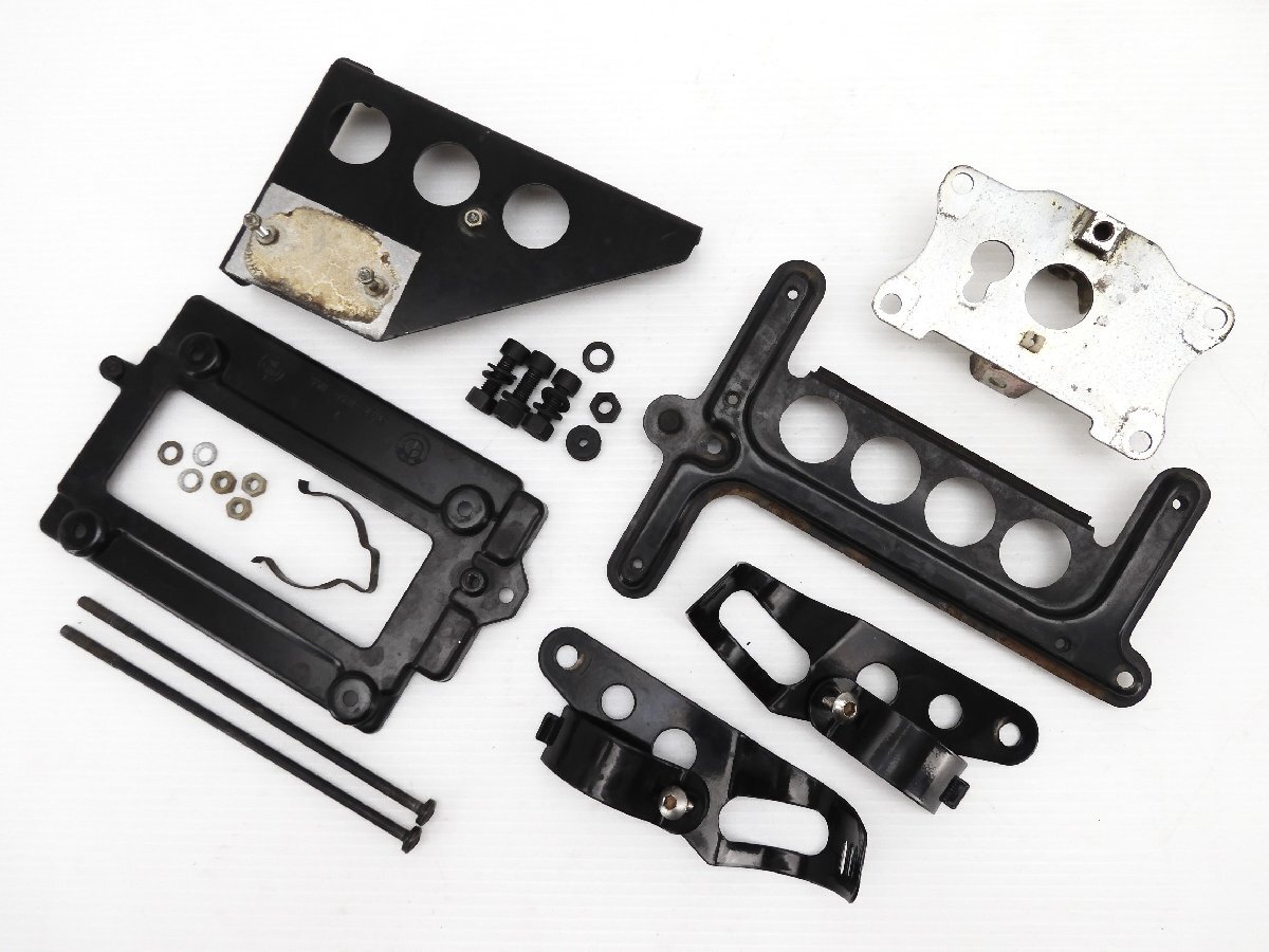 80@1050【評価A】 BMW K100RS 実動 純正 バッテリーボックス ホルダー & 電装 系 ステー まとめ セット拍卖