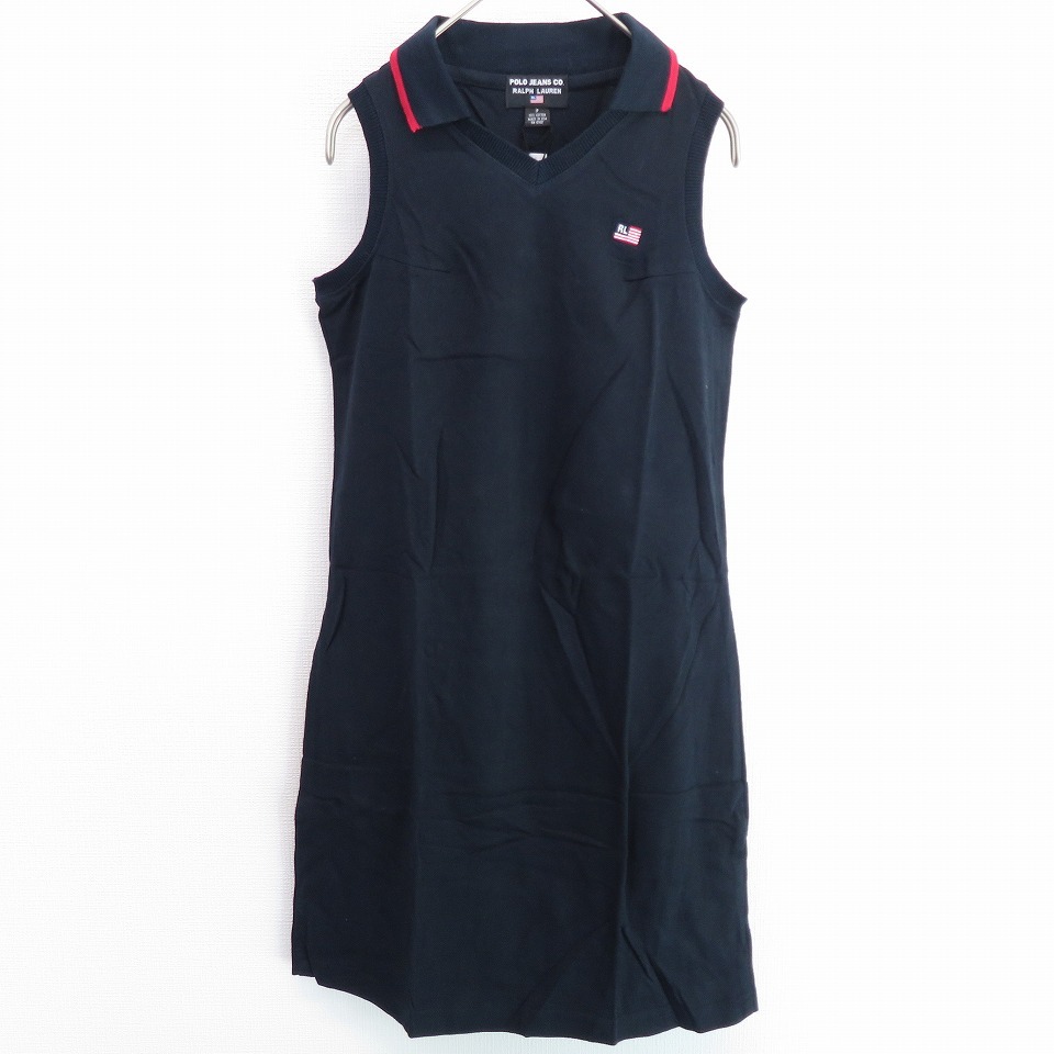 ポロジーンズ POLOJEANS ラルフローレン ポロワンピ ワンピース 星条旗 刺繍 s811938拍卖