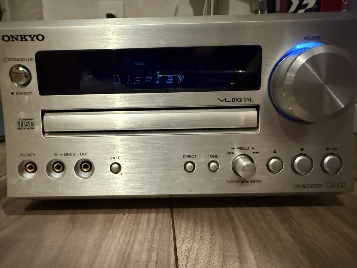 ONKYO CD CR-D2 SILVER CD RECEIVER オンキョー CDデッキ 拍卖