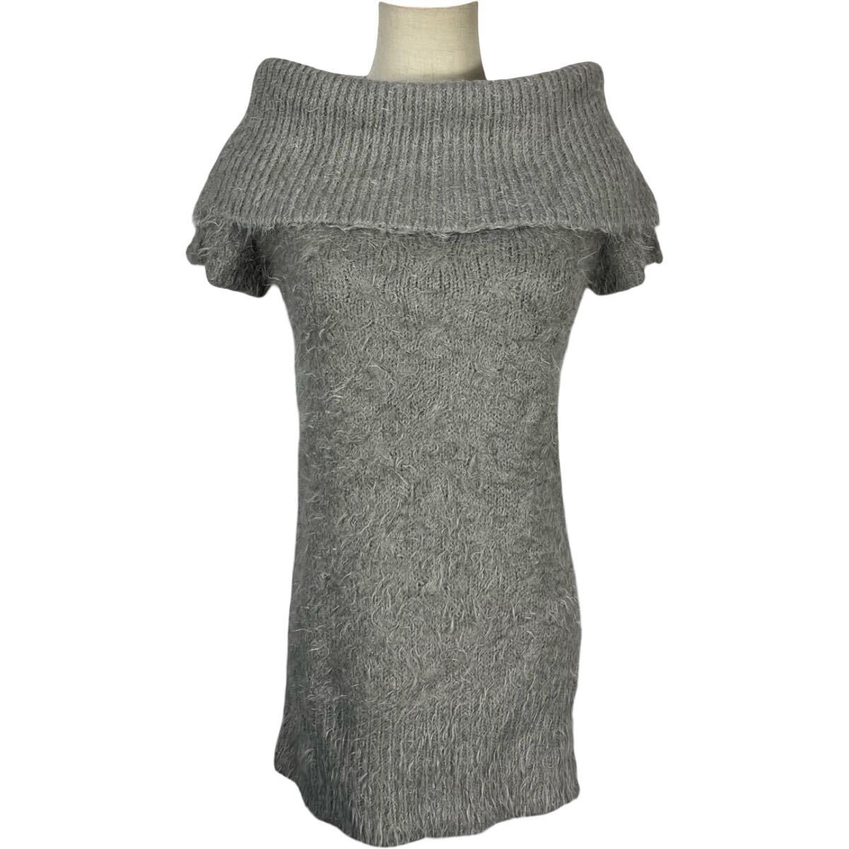 vivienne tam ヴィヴィアンタム レディース グレー ウール 半袖 ワンピース ドレス 0拍卖