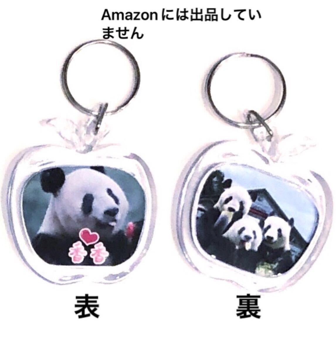 雅安基地 比力 仙女 香香 りんご型リバーシブルキーホルダー 上野動物園 リーリー シンシン シャンシャン拍卖