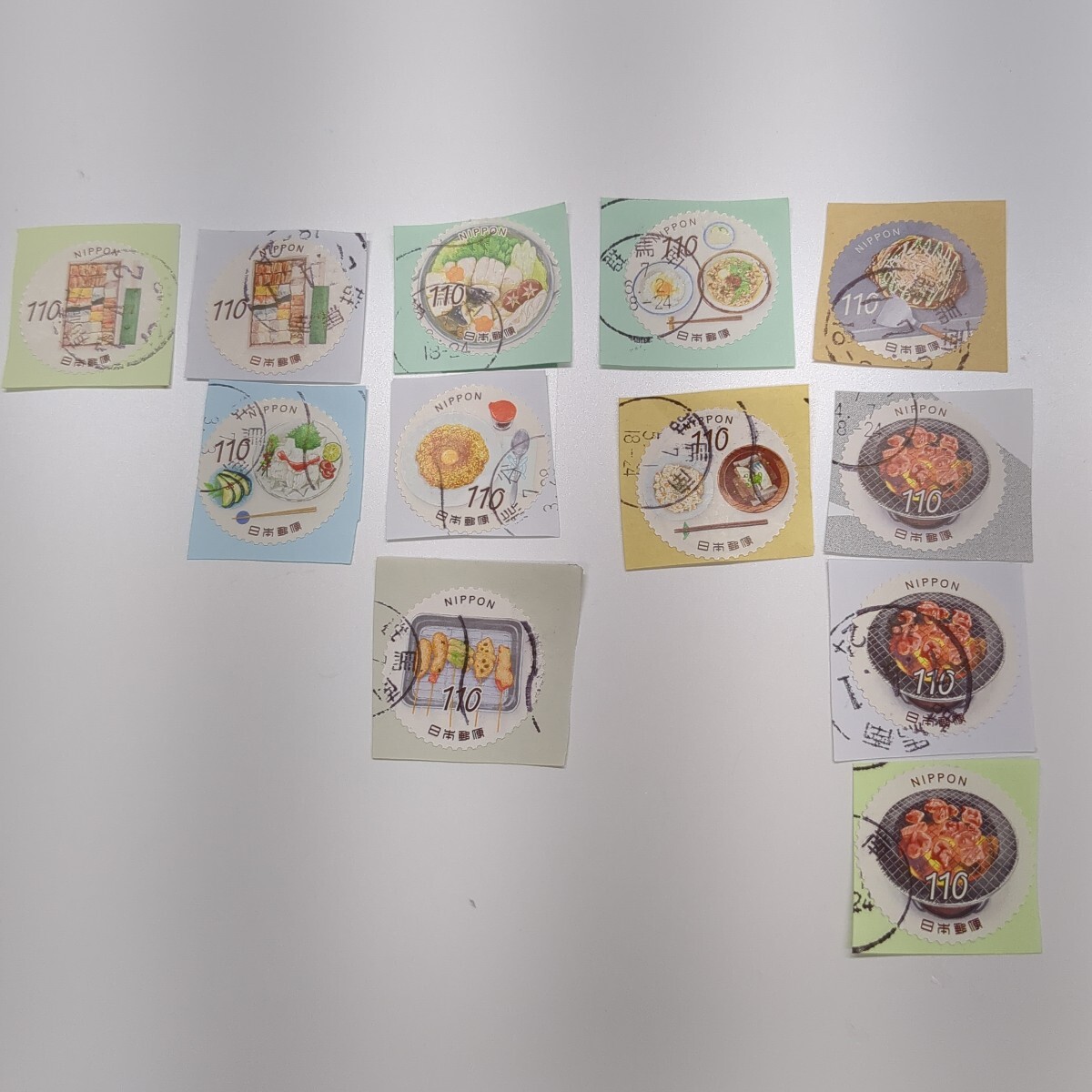 使用済み切手 おいしいにっぽんシリーズ第6集 2025年2月12日発行 9種類12枚拍卖