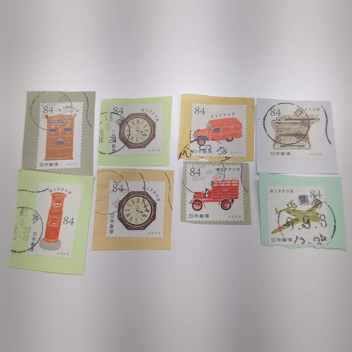 使用済切手 ふみの日にちなむ郵便切手 2024年7月23日発行 7種類8枚拍卖