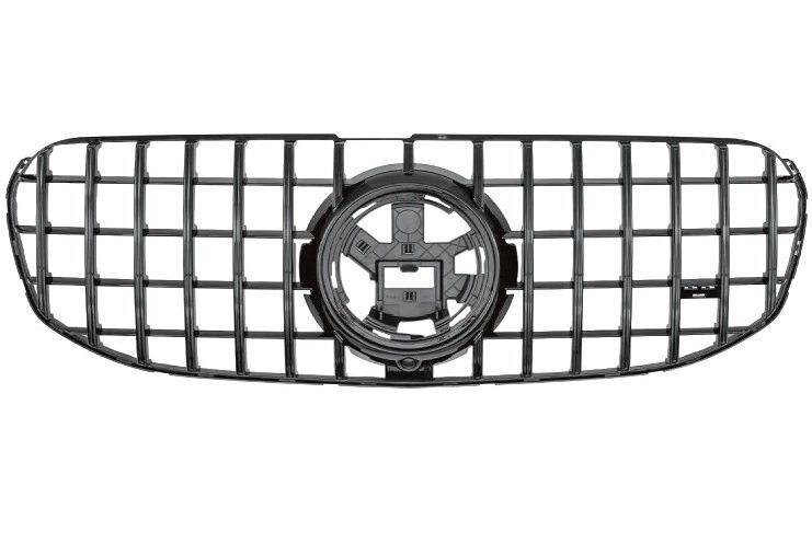 【M’s】 X167 GLSクラス GLS400d GLS580 (2019y-2023y) 前期 パナメリカーナグリル 縦フィン GTR仕様 (オール黒) ラジエターグリル 4681拍卖