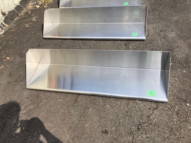 【A】業務用ステンレス三角棚★吊棚★平棚★フライパンラック★W120xD30xH25★収納棚中古厨房機器飲食店居酒屋タニコーマルゼンホシザキ拍卖