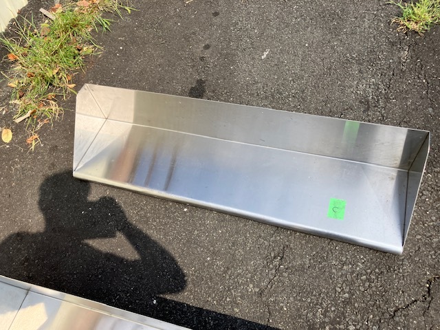 【C】業務用ステンレス三角棚★吊棚★平棚★フライパンラック★W120xD30xH25★収納棚中古厨房機器飲食店居酒屋タニコーマルゼンホシザキ拍卖