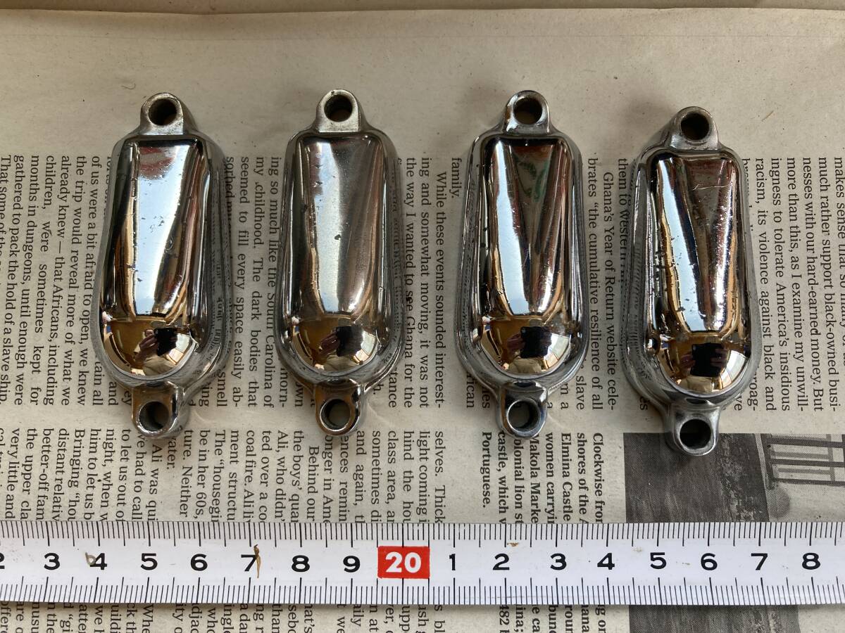 ヨンフォア、CB400Four、CB350Four、CB400F/CB350F、HM377/HM333、キャブレター、トップキャップ、4個セット、メッキ品、USED品拍卖