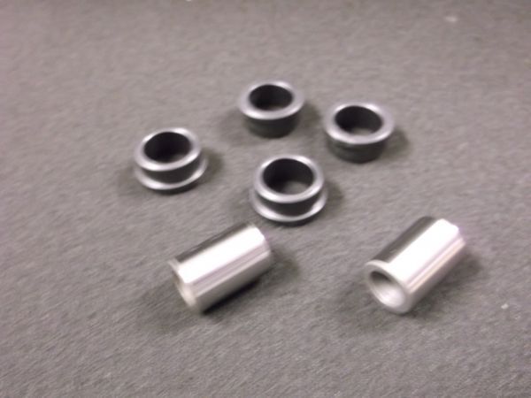 TA03 純正 フロントブレーキトルクリンク OH パーツ 6点 ジャイロ キャノピー TA02 トルクリンクブッシュ ディスタンスカラー / kv7拍卖
