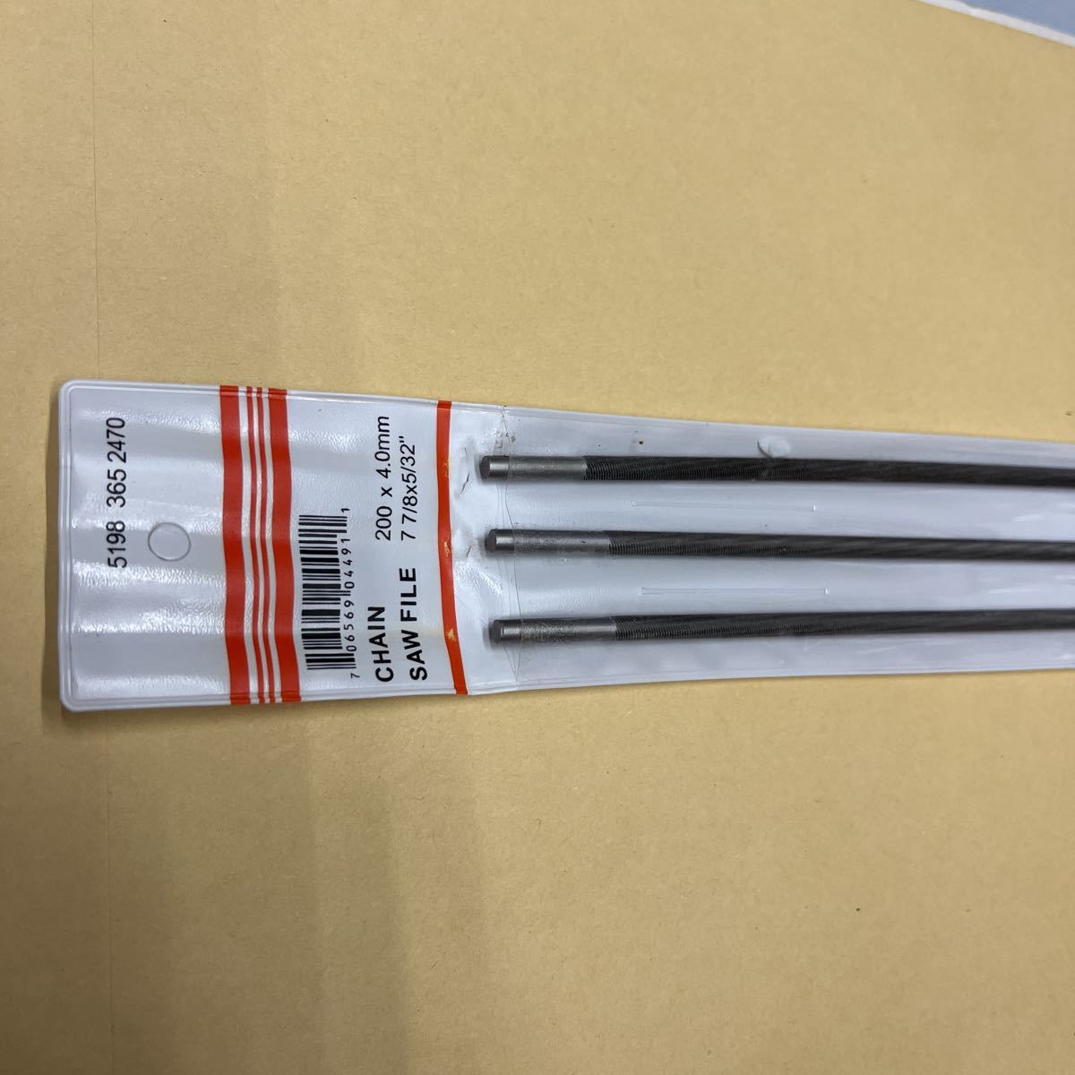 4mm チェンソー 丸ヤスリ 3本拍卖