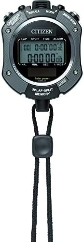 リズム(RHYTHM) シチズン ストップウォッチ 防水 ソーラー電源 グレー CITIZEN 8RDA69-008拍卖