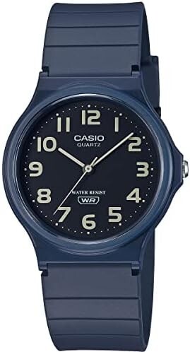 CASIO カシオ MQ-24UC レディース スタンダード アナログウォッチ 女性 仕事 腕時計 薄型 軽量 アースカラー 薄い 軽い ビジネス(ネイビー)拍卖