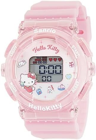 腕時計 J-アクシス サンリオ デジタルウォッチ キティ CR3C0003-KT レディース ピンク拍卖
