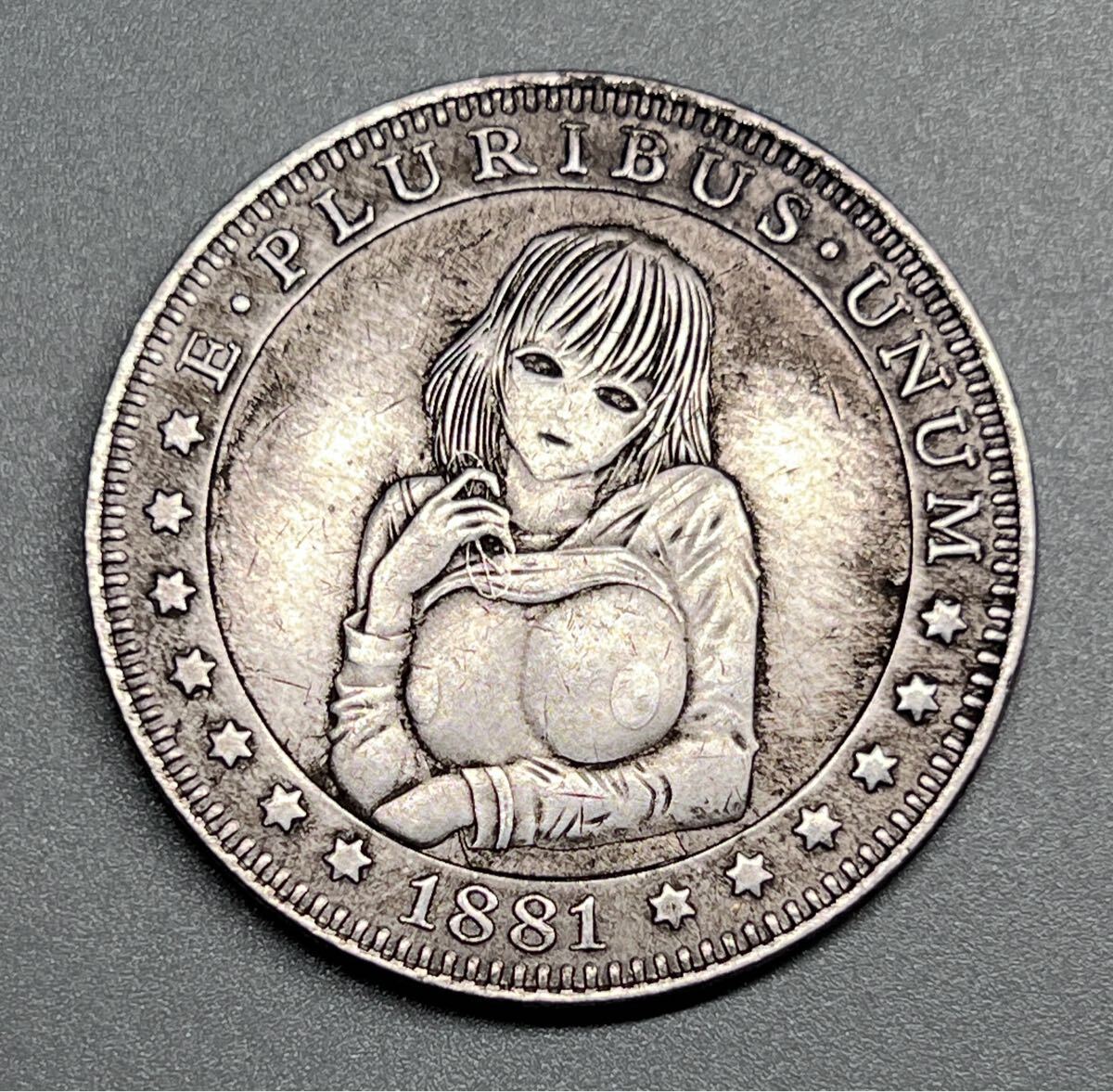 1881年 アメリカ古銭 イーグル 大型コイン モルガン セクシー拍卖