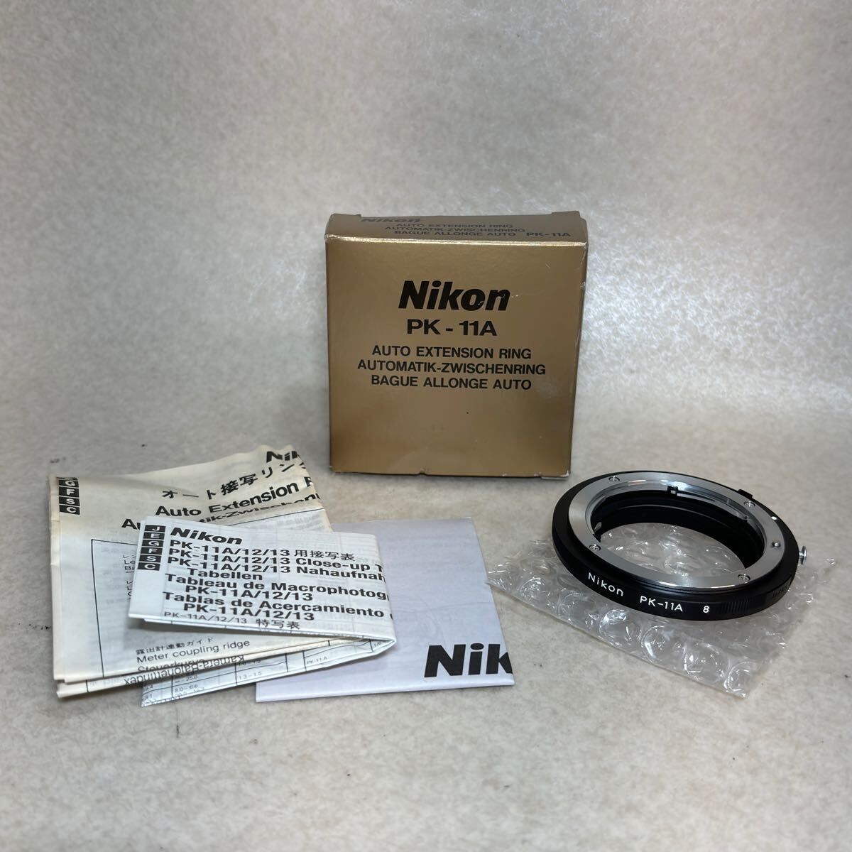 9 - 38 )未使用品 Nikon ニコン PK-11A 接写リング 拍卖