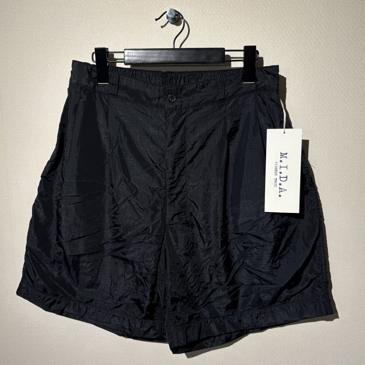 M.I.D.A. / Shorts / M52 Rip-Stop Nylon /SIZE:48(L-XL) / BLACK / ミダ / リップストップナイロン / ショーツ ショートパンツ / MILTALY拍卖