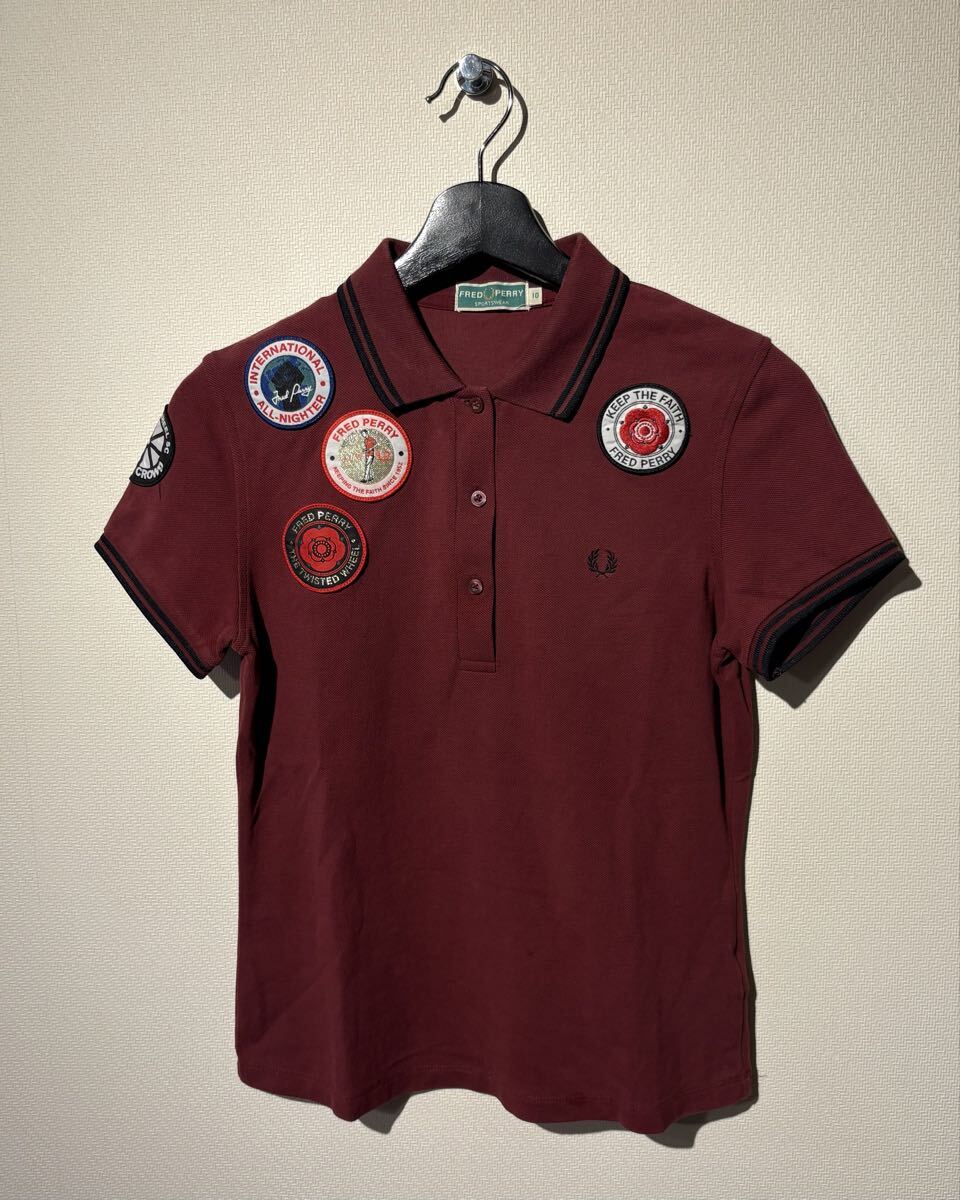 FRED PERRY / Twisted Wheel Collection Limited / ポロシャツ / SIZE:10 / BORDEAUX(ボルドー) / G3700 / フレッドペリー / ワッペン 限定拍卖