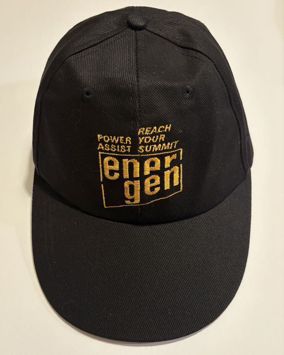 VINTAGE / 大塚製薬 energen / CAP / SIZE:FREE / BLACK / エネルゲン / ロングビルキャップ / 90s 企業物 / OLD オールド レトロ 当時物拍卖