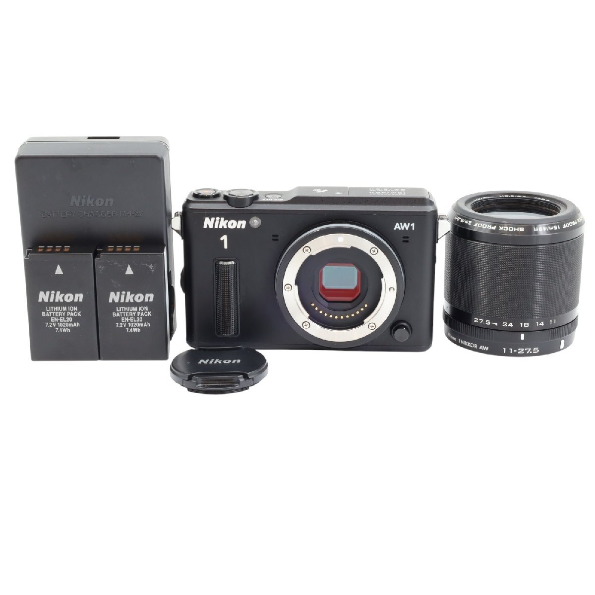 中古 1年保証 良品 Nikon AW1 防水ズームレンズキット ブラック拍卖