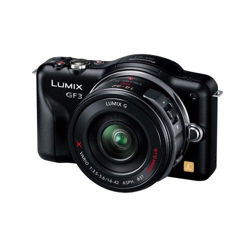 中古 1年保証 美品 Panasonic LUMIX DMC-GF3 電動ズームレンズキット ブラック拍卖
