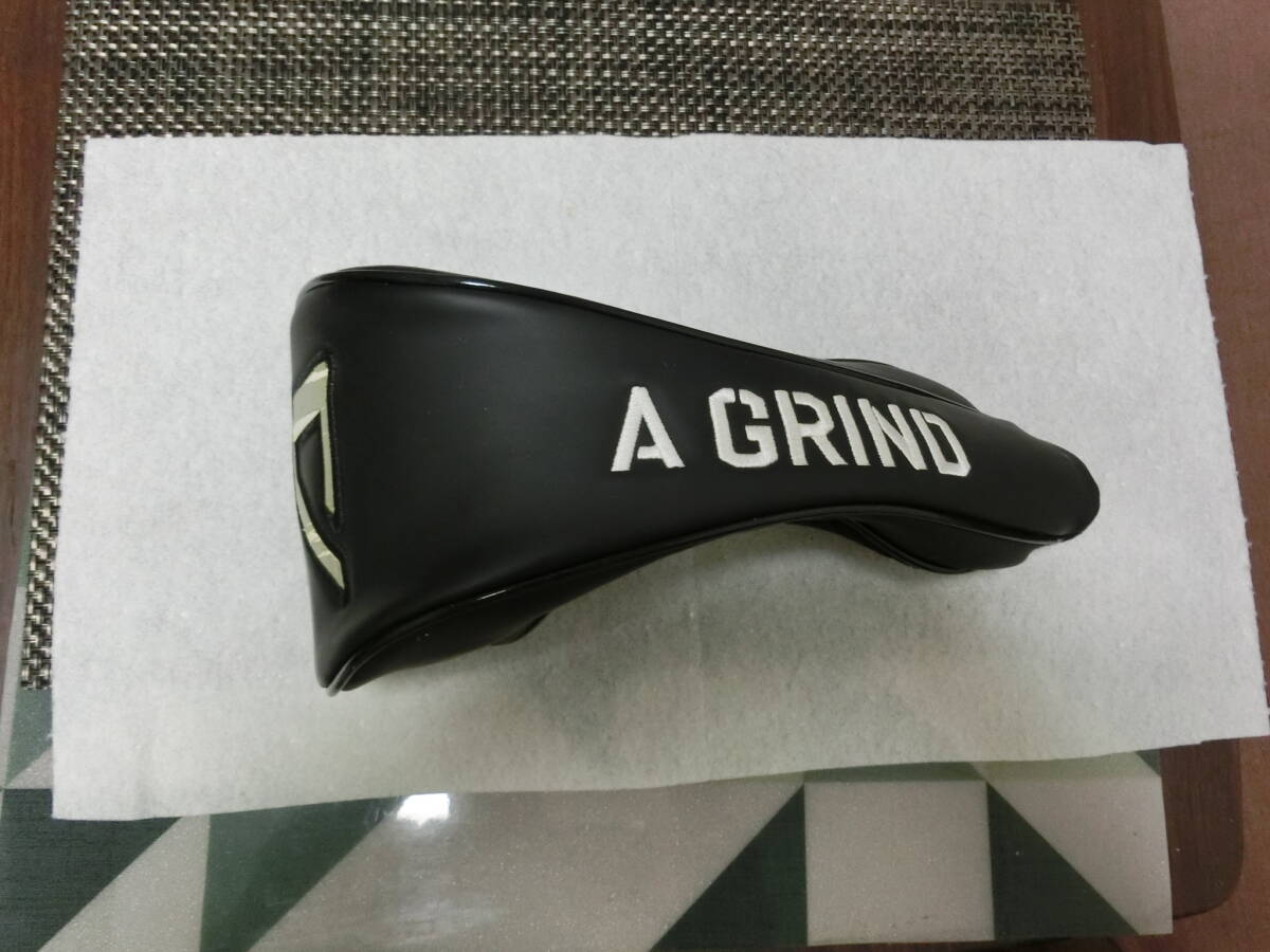★☆A GRIND/ヘッドカバー/1W用/黒X白X刺繍/中古☆★i06拍卖