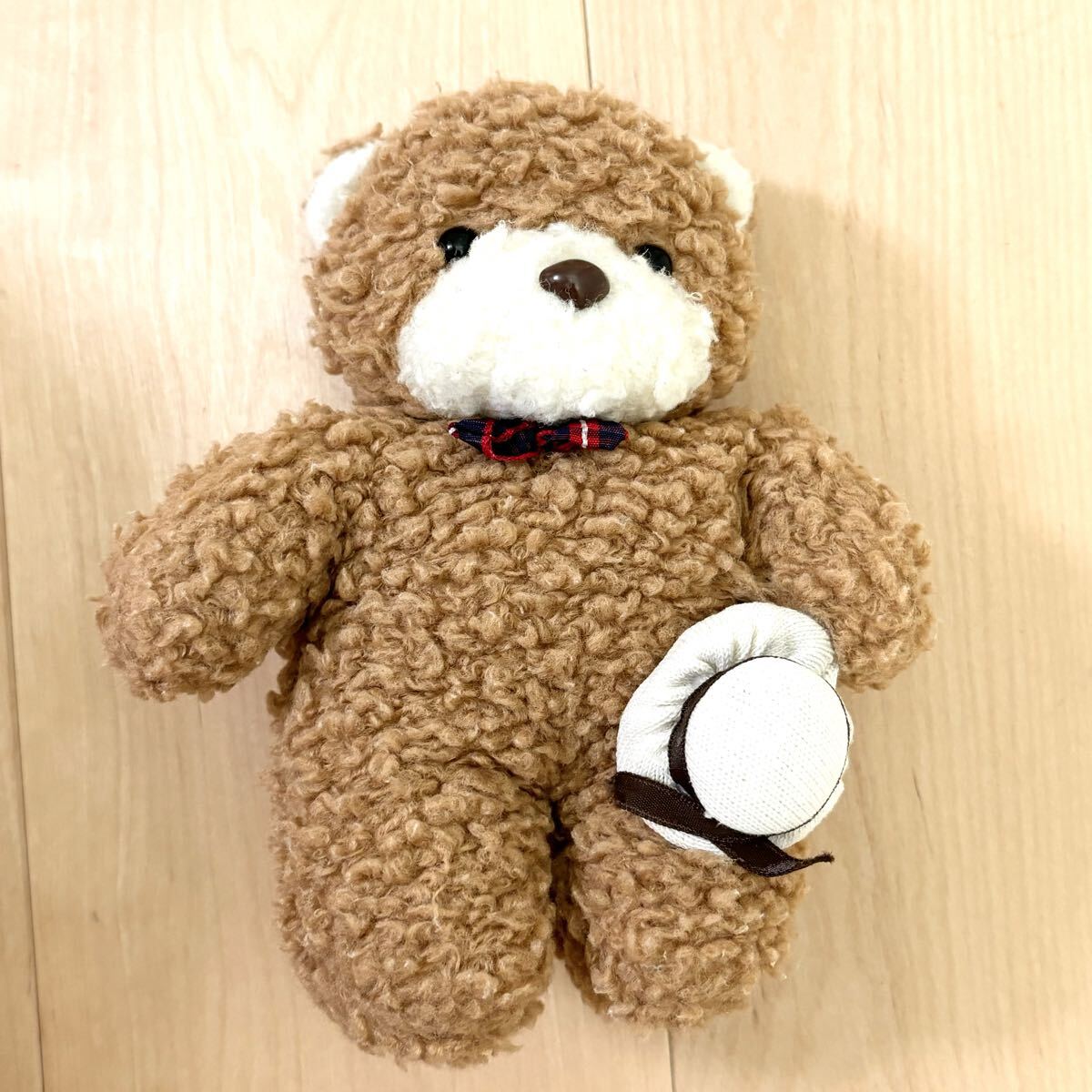 テディベア くまさん ぬいぐるみ ブラウン 昭和レトロ 抱きぐるみ 熊 クマ拍卖